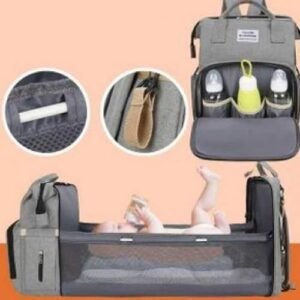 Backpack Travel Bassinet Bed, Portable Baby Crib