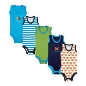 5 Pack Sleeveless  Bodysuit