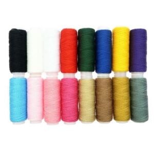 16Pcs Colorful Polyester Thread Set Hand Machine Quilting Embroidery