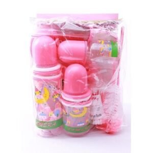 Baby Gift Set - 3 Feeders + Brush +Bib+Clips Etc