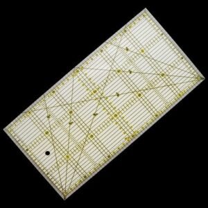 Multi-purpose Patchwork Cloth Quilting Ruler DIY Garment Design Cutting Ruler 30*15cm Acrylic Quilters' Yardstick Rulers DON