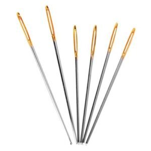 Large Carbon Steel Blunt Hand Sewing  For Knitting