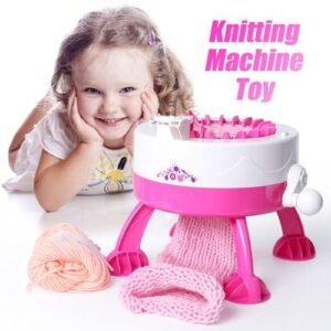 Plastic Sewing Hand Knitting Machine Weaving Loom Scraf Hat DIY Kids Toys