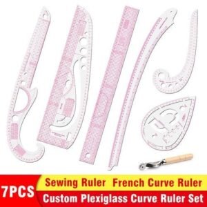 7 Pieces Of French Curve Ruler