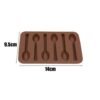 Seetop Spoon Shaped Chocolate Mold DIY UV Resin Tableware