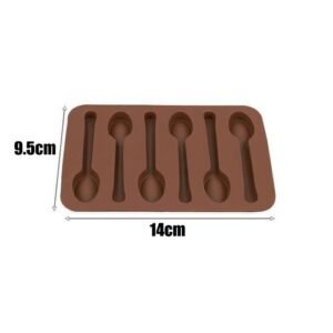 Seetop Spoon Shaped Chocolate Mold DIY UV Resin Tableware