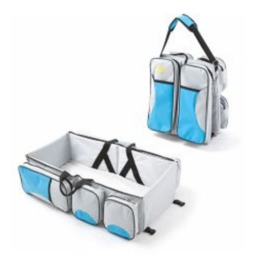 Multifunctional Baby Diaper Bag-Travel Bed 4 In 1