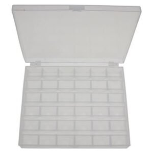 Bobbin Storage Empty Box With 36 Compartments