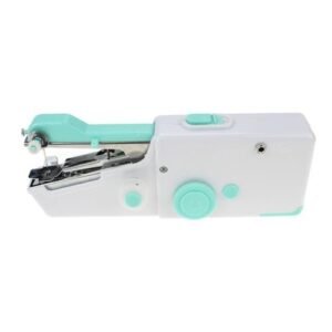 Mini Portable Electric Tailor Stitch Handheld Sewing Machine Home Blue