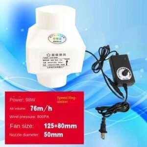 Electric Extractor Fan Kitchen  Duct Ventilation  Bathroom