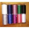 10 Large Spools Of Polyester Thread, Exotic Colors- Ibeil