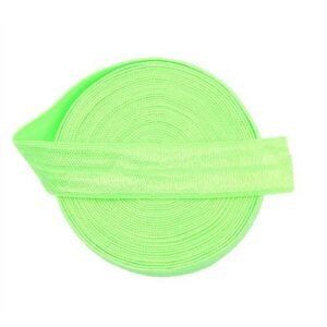 5Yard 58" 15mm Solid Color Shiny Fold Over Elastic Bands