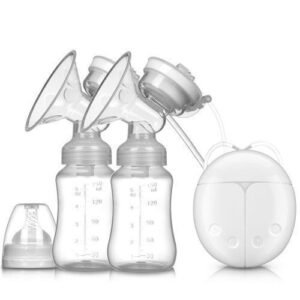 Double Electric Breast Milk Extractor For Baby Feeding - BPA Free