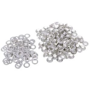 100 Pairs Metal Grommets Eyelet With Washers 8 X 4mm