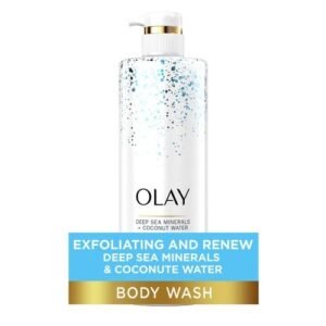 Olay Exfoliating & Hydrating Body Wash DEEP SEA MINERALS, COCONUT WATER AND VITAMIN B3 530ml