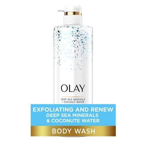Olay Exfoliating & Hydrating Body Wash DEEP SEA MINERALS, COCONUT WATER AND VITAMIN B3 530ml