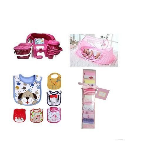 Happy Baby Baby Bath Set Plus Baby Bed Baby Bib And Socks
