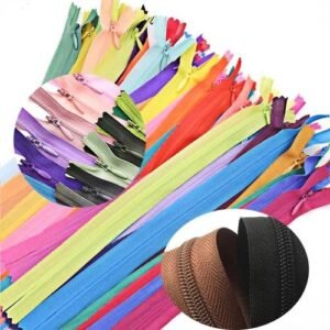 10pcs Invisible Zippers Nylon Coil Bulk Mixed Zipper For