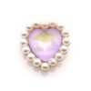 10 PCS 20*18MM Alloy Pearl Heart Decoration Tool Can Be d For Necklace Jewelry Clothing on Decoration Accessories