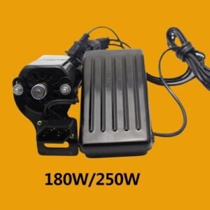 Sewing Machine Motor With Pedal 220V 180W / 250W Small Motor For Overlock Sewing, Full Copper