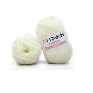 4 Shares Combed Milk Cotton Yarn Wool Blended Yarn Apparel Sewing Yarn Beige