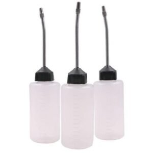 3Pcs With Long Angle Spout 120ml  Oil Can For