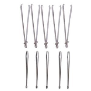 10Pcs Bodkin Elastic Cord Pincer & Threader Kit Clip For Elastic Waist