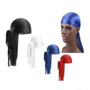 Titan Durags 4 SET UNISEX Silk DURAG+Free Led Watch