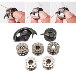 7PCS Bobbins & Shuttle For Vintage Sewing Machine