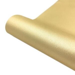 1 Roll Thermal Transfer Film Glitter SelfAdhesive PVC Exquisite Adhesive Vinyl Sheets for DIYGolden