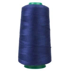 Heavy Duty Polyester Bonded Threads For Upholstery, Leather Mavy Blue