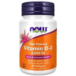 Now Foods Vitamin D3 2000 IU - 30 Softgels