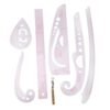 6pcs Sewing French Curve Sewing Dressmaking Tailor Ruler Set