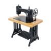 Dollhouse Furniture Sewing Machine DIY Crafts Plastic Tailor Yellow