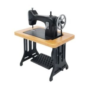 Dollhouse Furniture Sewing Machine DIY Crafts Plastic Tailor Yellow