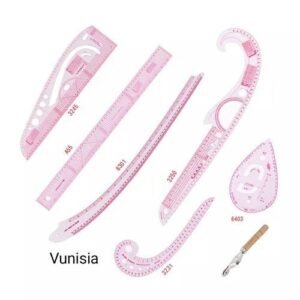 Set Of 6 French Curve + Free Tracing Wheel