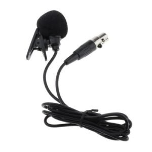 Mini XLR 3 Pin Microphone Condenser Tie Clip For PC Wireless