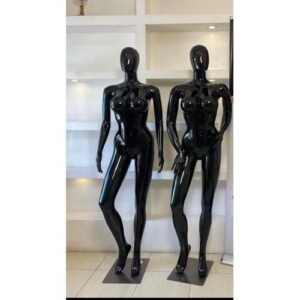 Glossy Female Stylish Black Size 12 Mannequin