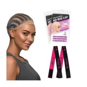 4pcs HD Wig Cap For Lace Front Wig, Stocking