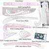 10 Style Multi Soft Design Drawing Comma Line Straight French Curve Ruler Set