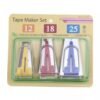 3-Sizes Fabric Bias Maker Set (12mm, 18mm And 25mm)