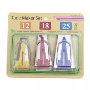 3-Sizes Fabric Bias Maker Set (12mm, 18mm And 25mm)