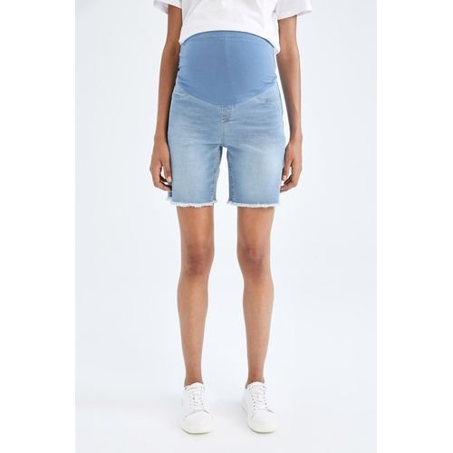 Defacto Woman - Short Maternity Denim - Indigo