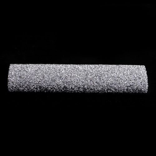 Crystal Rhinestone Trims Sheet Iron On Applique For Decoration Silver