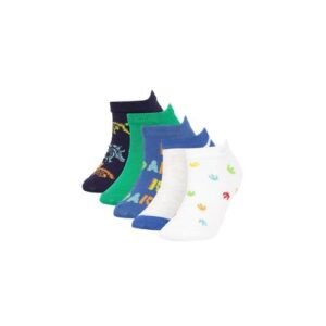 Defacto 5 Piece Boy Casual Low Cut Socks - Karma