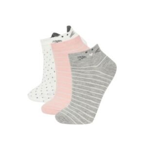 Defacto Woman Low Cut 3 Low Cut Socks-Karma