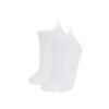Defacto 2-Piece Man Low Cut Low Cut Socks - White