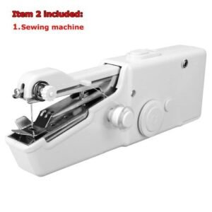 Portable Handheld Sewing Machine Electric Quick Stitch Sew Work Cordless Clothes Fabrics DIY Sewing