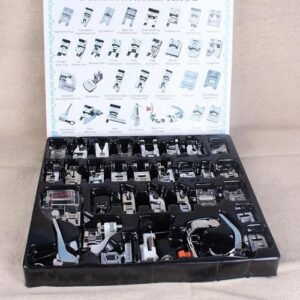 32/45pcs Mini Sewing Machine Presser Foot Feet For Brother Singer Presser Feet Braiding Blind Stitch Darning Set Accessories?32 PCS?