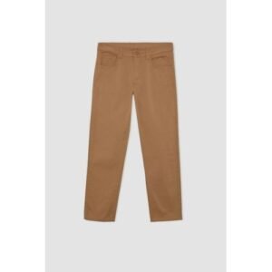 Defacto Boy Casual Woven Trousers - Brown